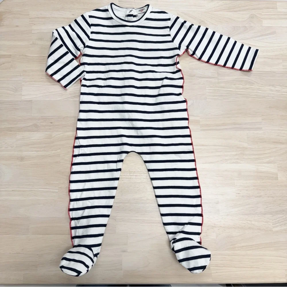 Gaultier Bebe striped cotton one piece